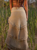 Cotton Wrap Skirt ¨C Bohemian Festival Clothing
