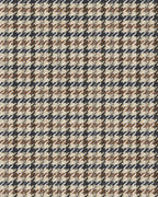 Vintage Brown Houndstooth Straight-leg Casual Pants
