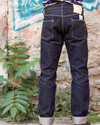 Retro Classic Raw Wash Straight Leg Jeans