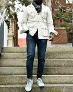 Vintage Cream Off©\White Four©\Pocket Safari Field Jacket
