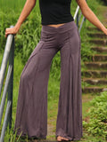 Boho Flow Pants ¨C Wide Leg Rayon Pants ¨C Festival Yoga Trousers