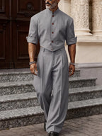 Smart Casual Designer Pinstripe Co-ord Set