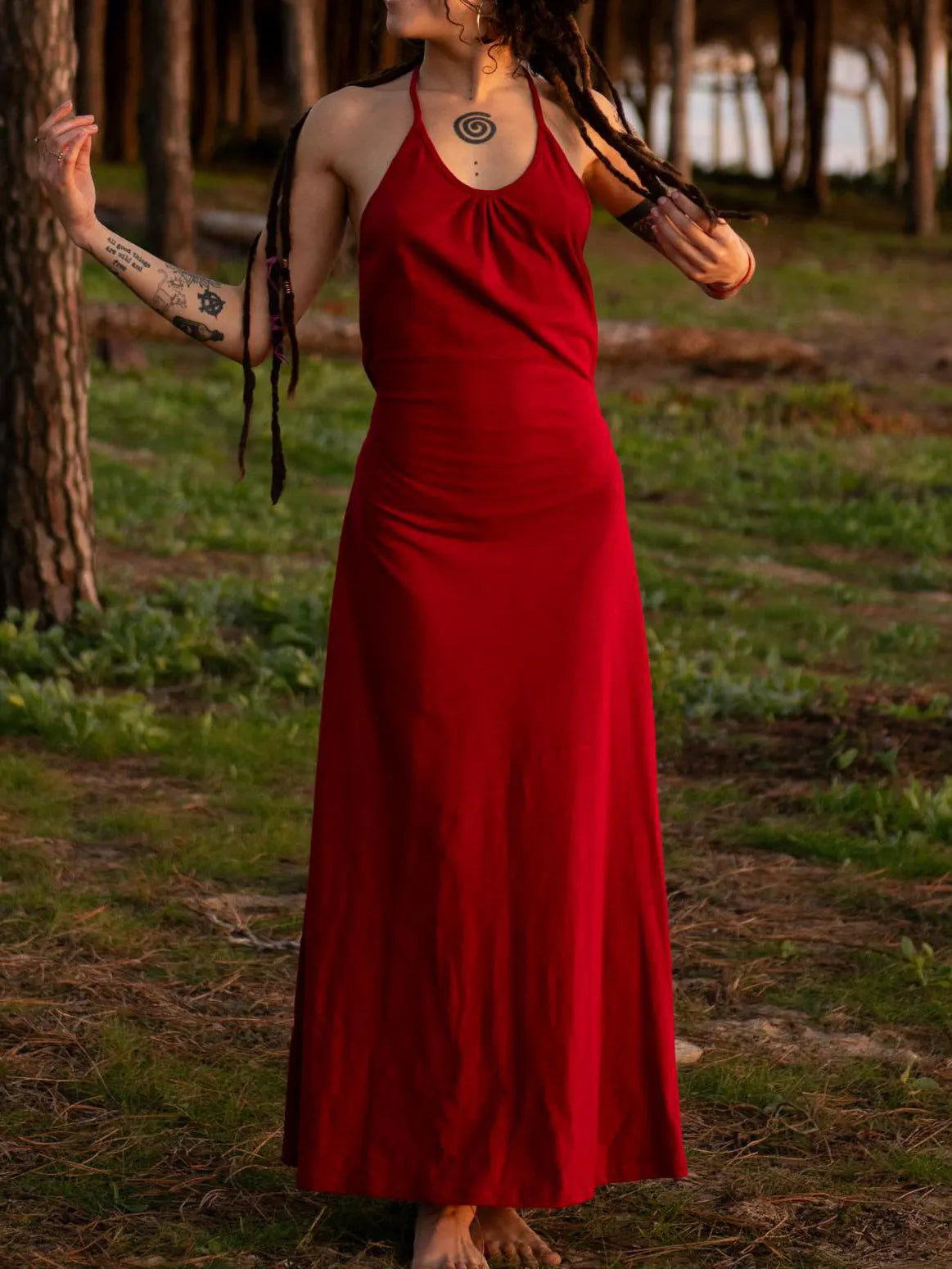Boho Maxi Dress: Elven Fairycore Festival Clothing