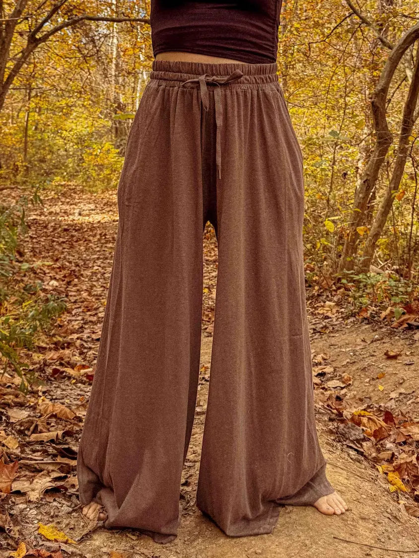 Vintage Wide Leg Casual Pants
