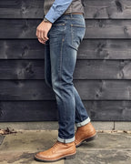 Vintage Blue Denim Skinny Jeans