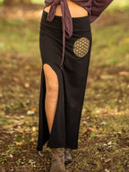 Fairy Slit Skirt, Elven Clothing, Forest Dweller Skirt, Pixie Skirt, Bohemian Clothing