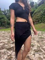 Pixie Top, Stretchy Bamboo Boho Festival Fairy Clothing