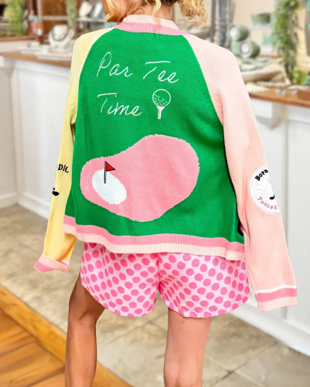 Par Tee Time Embroidery Golf Jacket