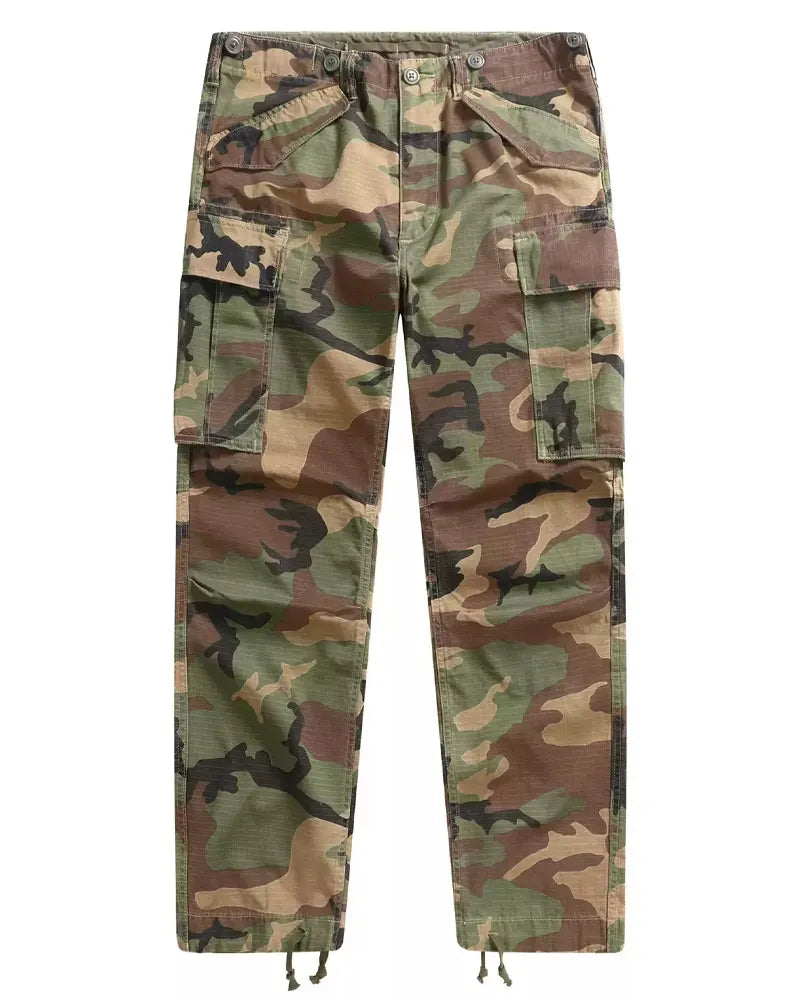 Vintage Camouflage Military©\Issue Relaxed©\Straight Cargo Trousers