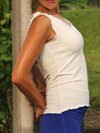 Tattered Tank Top - Shredded Sexy Open Back - Cut Out Top