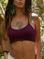Strappy Crop Top: Boho Festival Strapless Top