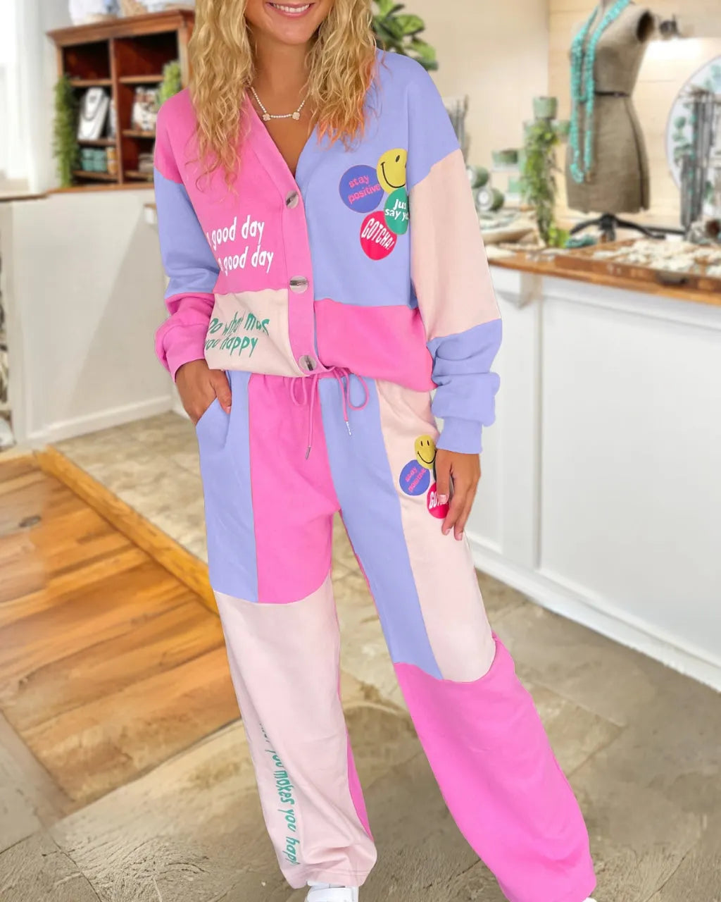"Good Day" Colorblock Set