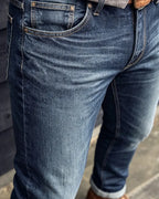 Vintage Blue Denim Skinny Jeans