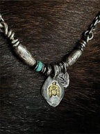 Vintage Style Goshawk Pendant Collarbone Necklace
