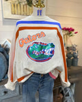 Sparkly Gator Graphic Pullover