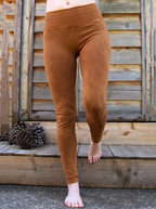 Washed Ribbed High-Waist Yoga Leggings