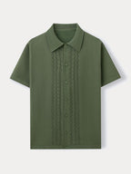 Luxury Business Casual Knit Shirt
