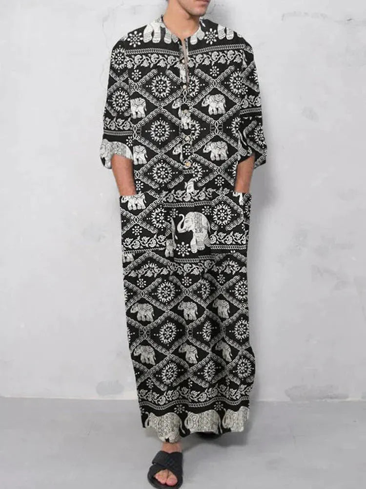 Long-sleeve One-piece Shirt