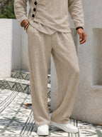 Minimalist Breathable Cotton 2-Piece Set