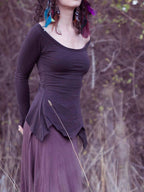 Elven Lotus Top - Long Sleeved Pixie Top