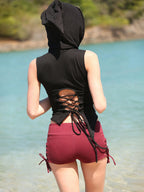 Pixie Festival Booty Shorts, Boho Hot Pants, Burning Man Bohemian Yoga Style