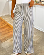 Breezy Pinstripe Palazzo Pants