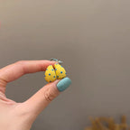 Color-block Polka-dot Earrings