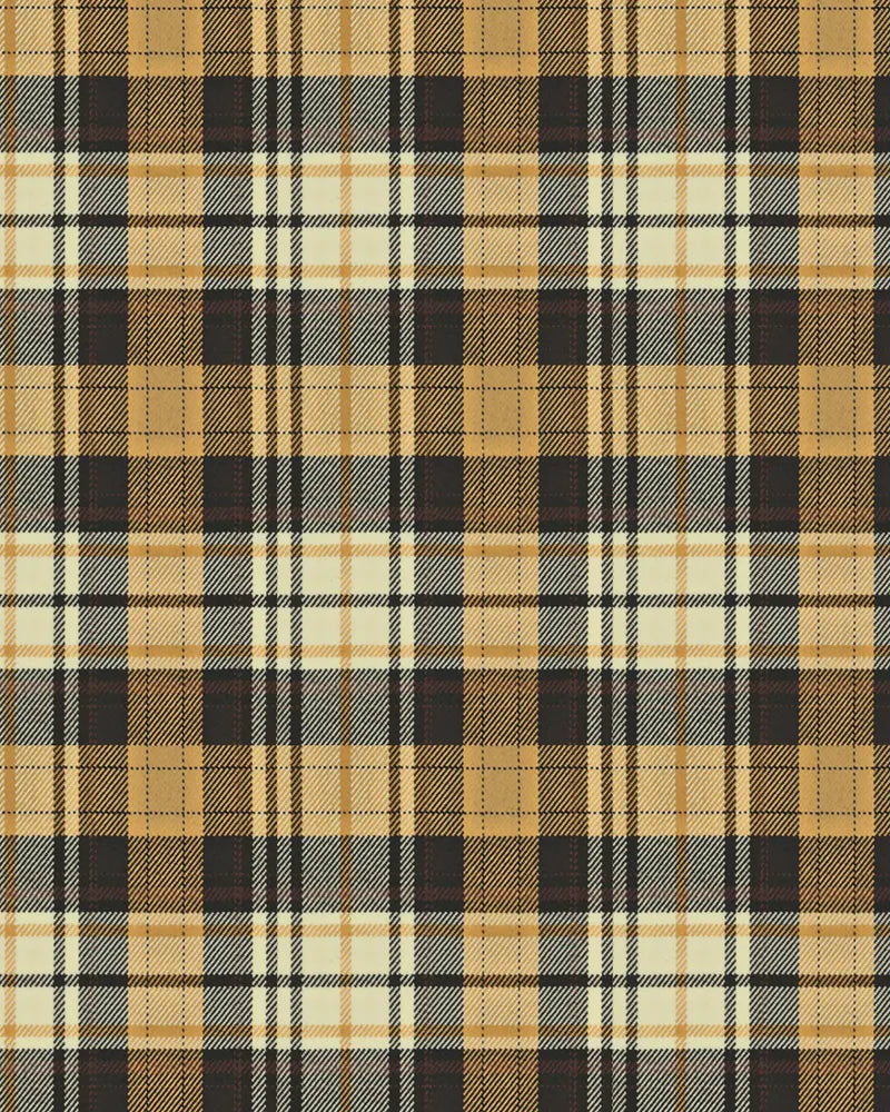 Vintage Multi©\Color Tartan Wide©\Leg Trousers