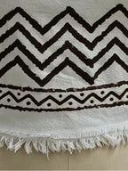 Cotton Tribal Crop Top ? Block Print Earth Top
