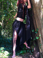 Black Wing Sleeve Top, Elven Fairy Burning Man Clothing