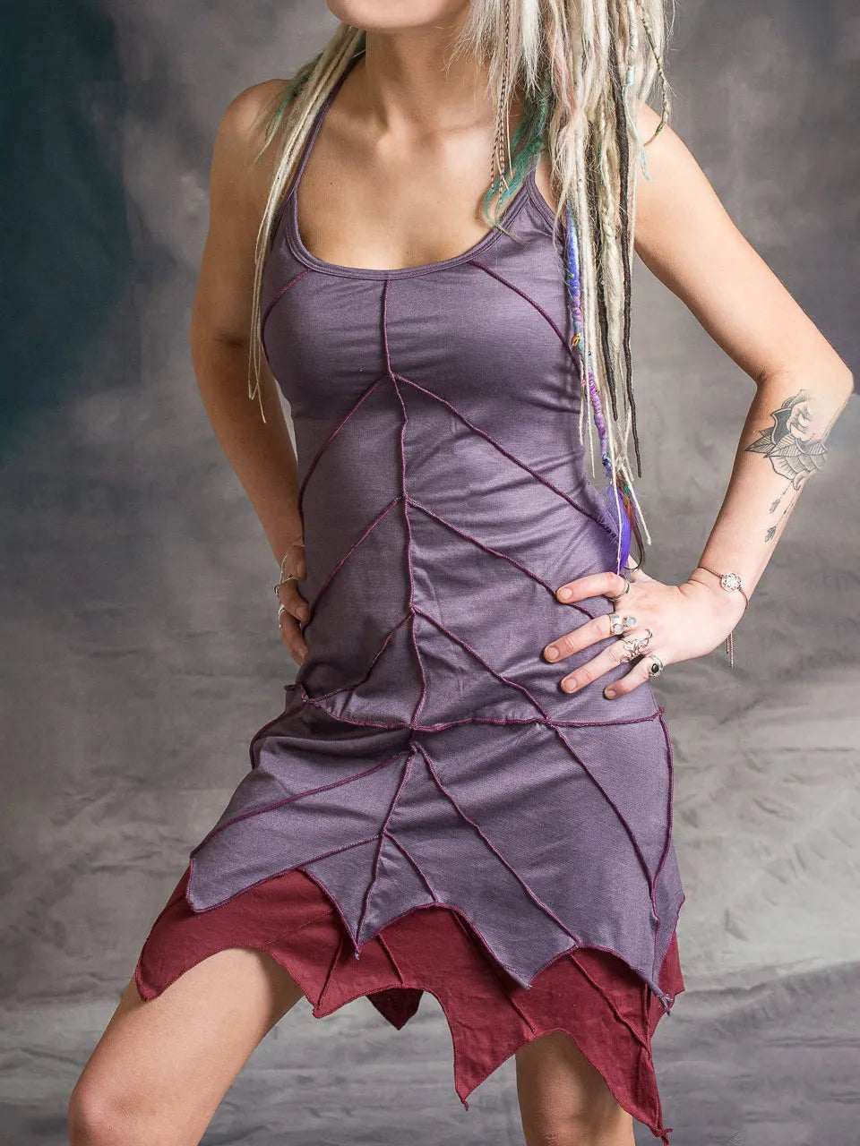 Fairy Pixie Leaf Dress Forest festival outfit Alternative fashion