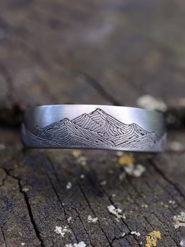 Vintage Distressed Niche Design Index Finger Ring ¨C Alloy