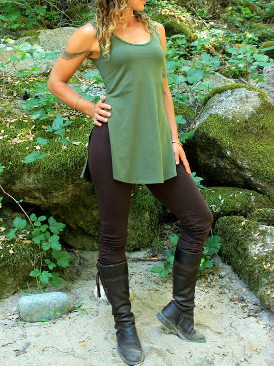 Tunic Tank-Womens Tunic Tops-Long Tank