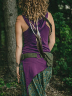 Pixie Fairy Hooded Top Elven Sleeveless Stretchable Hoodie Top
