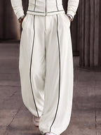 Modern Tailored Waist Jacket Pants Set
