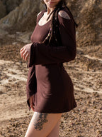 Brown Fairy Hood Dress