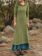 Beach Bum Hoodie Simplicity Long Dress