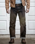 Vintage Black Denim Straight©\Leg Jeans