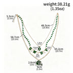 Football Helmet Stacking Design Necklace