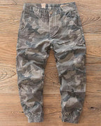 Retro Camouflage Cargo Pants