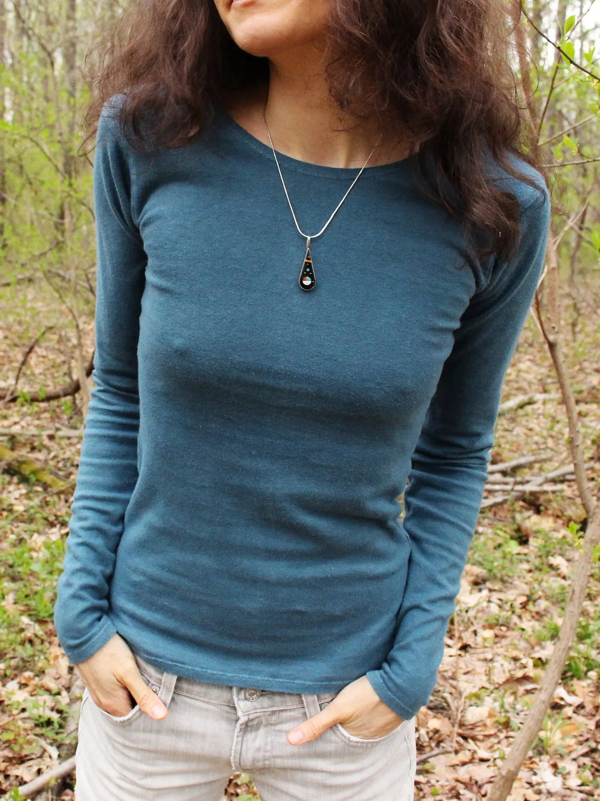 Tight Fit Long Sleeve Top