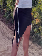 Boho Pixie Skirt, Viscose Lycra Mini Skirt, Festival Fashion, Multipurpose Skirt