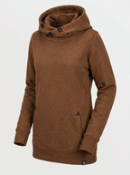 Cowl Neck Hooded Long Sleeve Sweatshirt