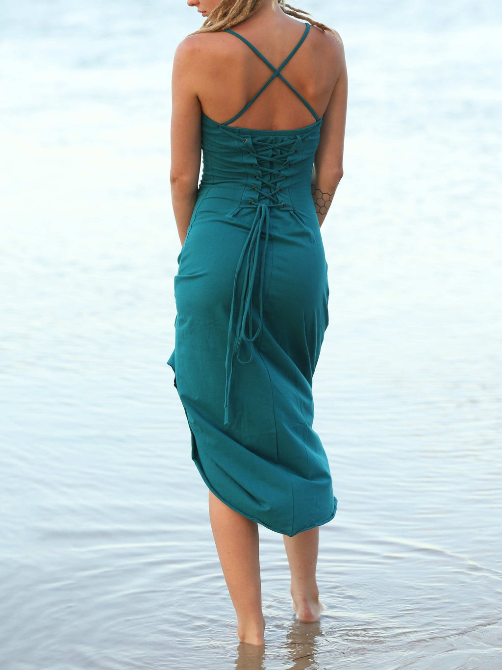 Bohemian Elegant Pixie Elven Faerie Long Maxi Dress