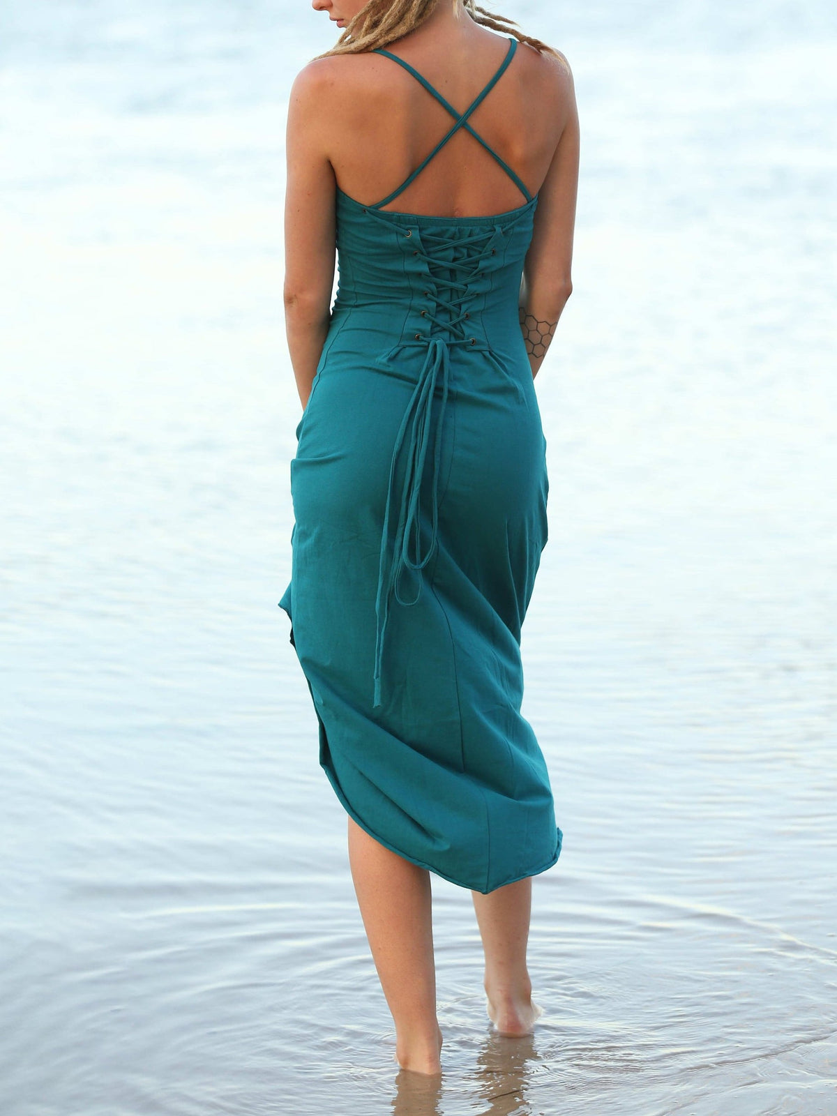 Bohemian Elegant Pixie Elven Faerie Long Maxi Dress
