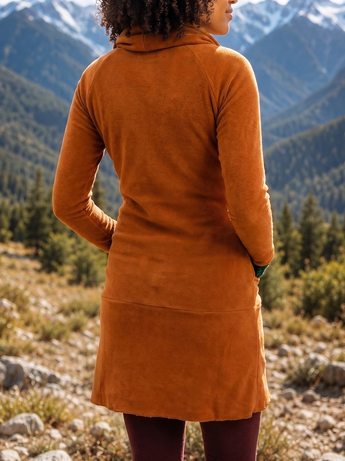 Super Cowl Darjeeling Simplicity Mini Dress