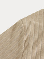 Breathable Vertical Stripe Matching Set