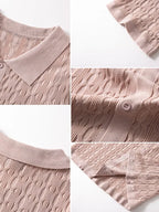 Modern Soft Cable Knit Shirt