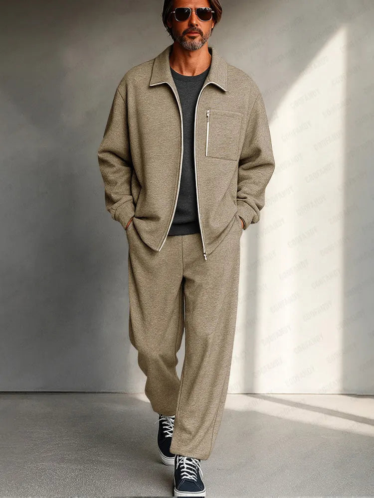 Athleisure Comfort Jacket Pants Set