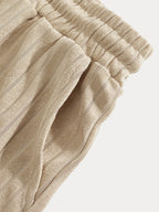 Breathable Vertical Stripe Matching Set